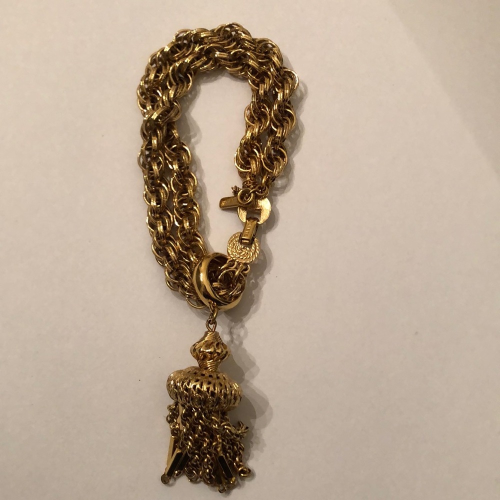 Monet Damita Chunky Tassle Bracelet